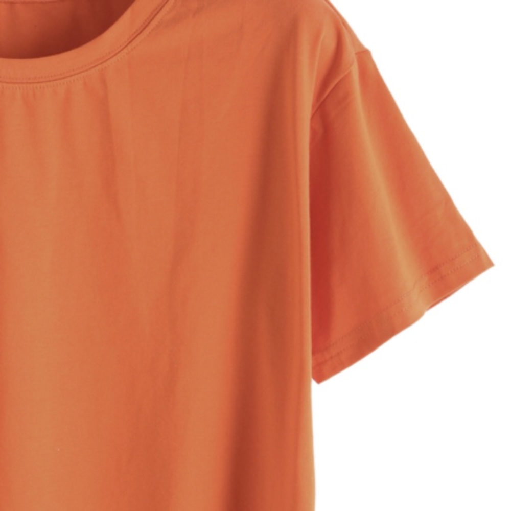 drop should burnt orange t-shirt cropped